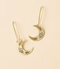 Ruchi Crescent Moon Dangle Earrings