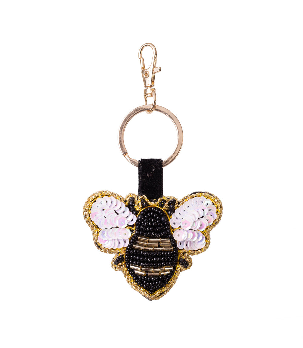 Raksha Bee Bag Charm Keychain